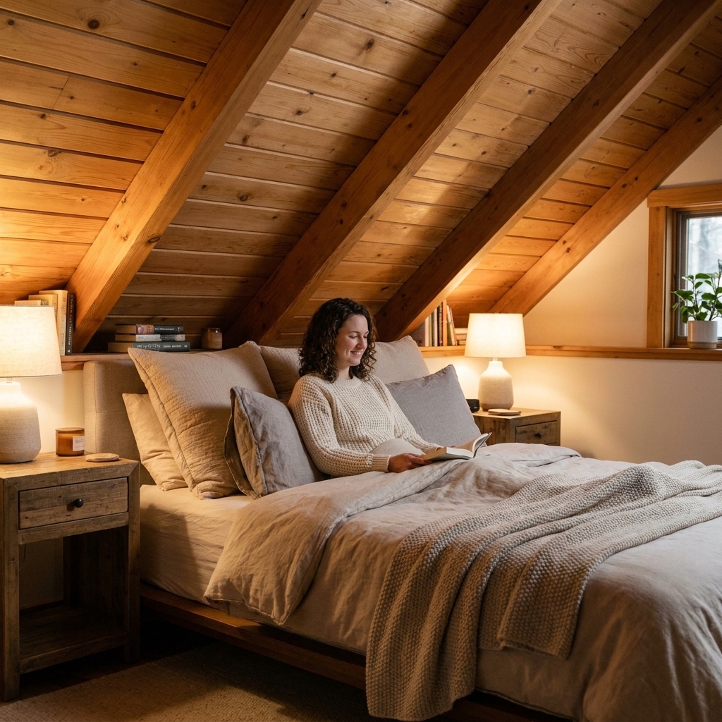 Attic Bedroom Layouts for Slanted Ceilings