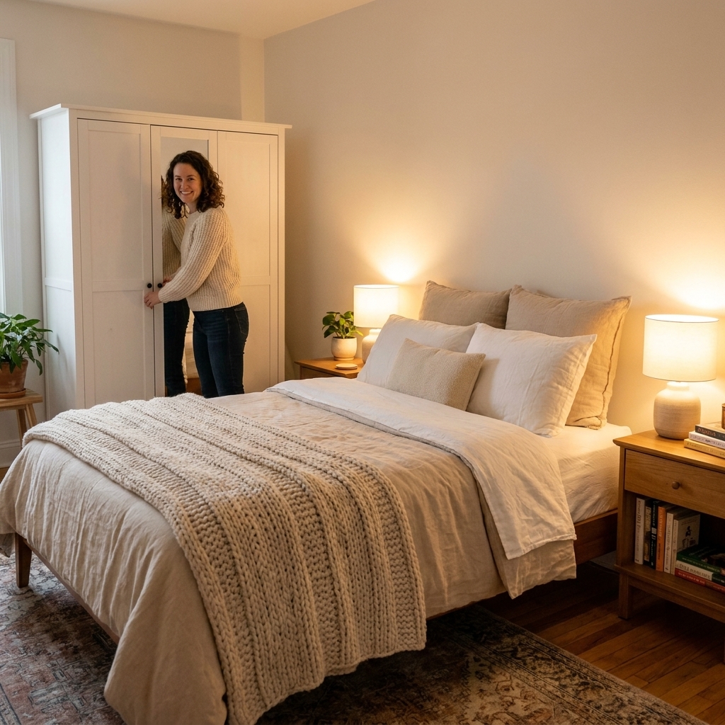 Layout Strategies for Bedrooms Without Built-in Closets