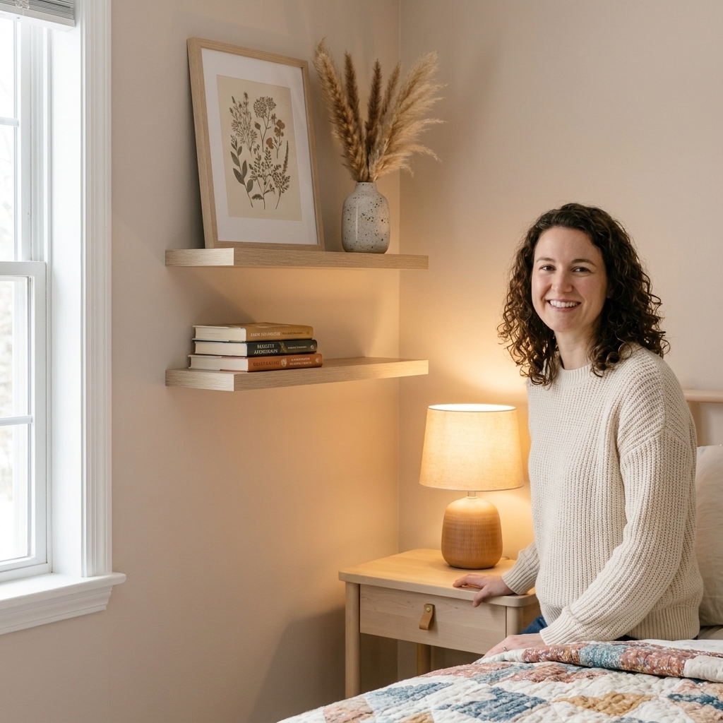 Styling Bedroom Floating Shelves Without Clutter